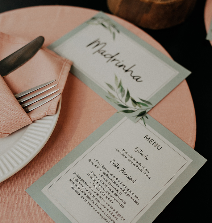 banner mini wedding